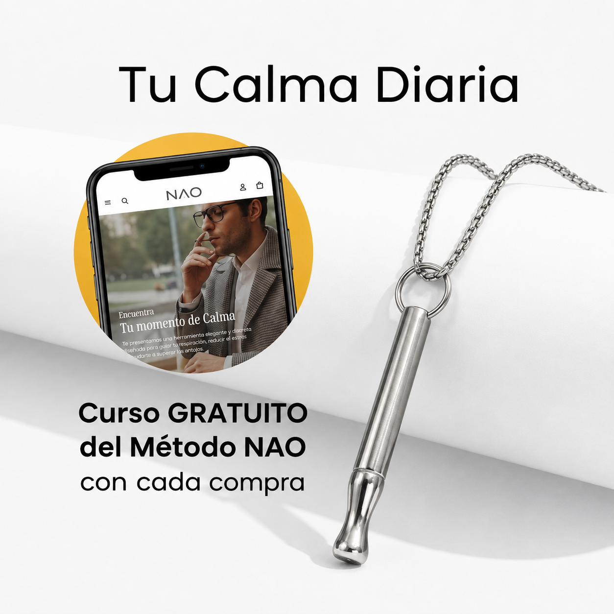 Nao calm Facebook ad: Frena la ansiedad en 10 segundos