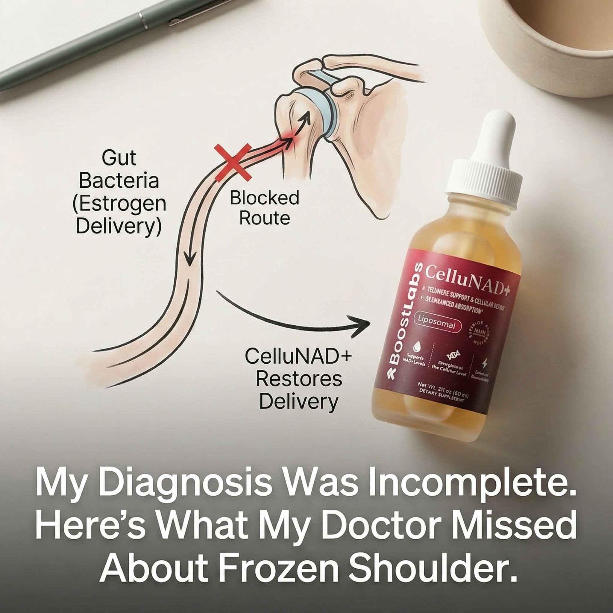 Menopause Diaries Facebook ad