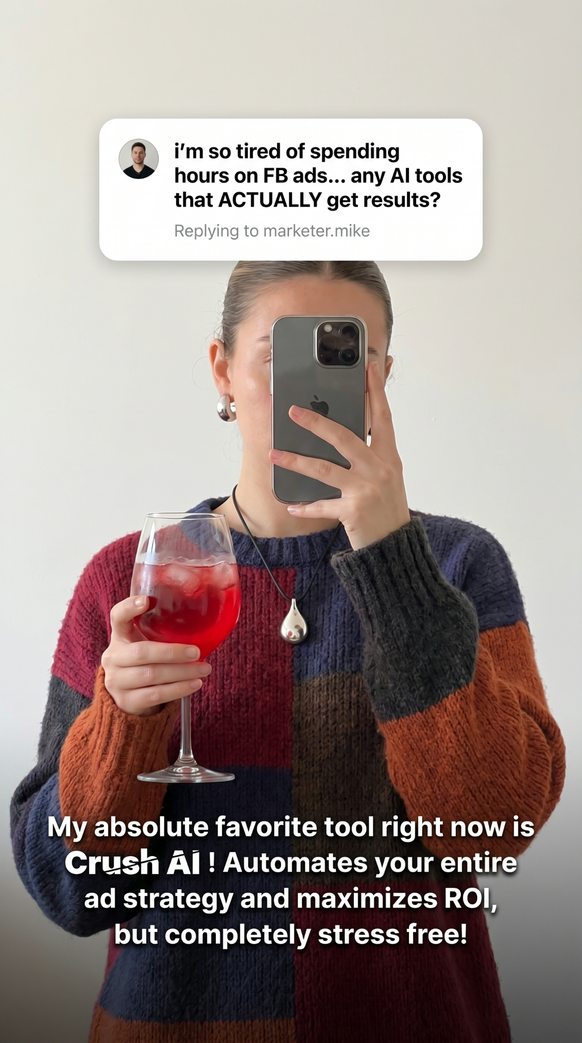 trycrush.ai Facebook ad