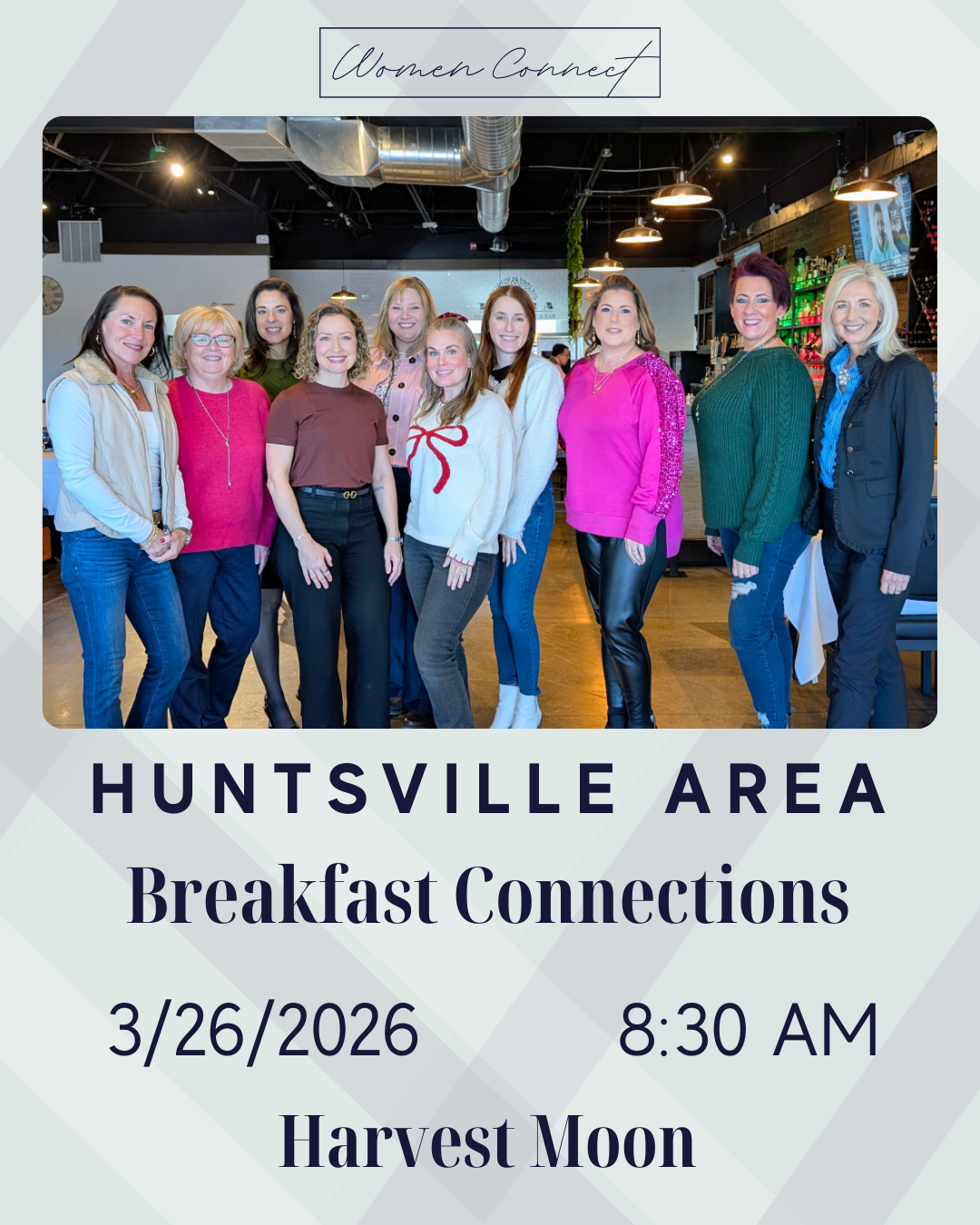 Women Connect Facebook ad: Grow Your Network & Make Real Connections!