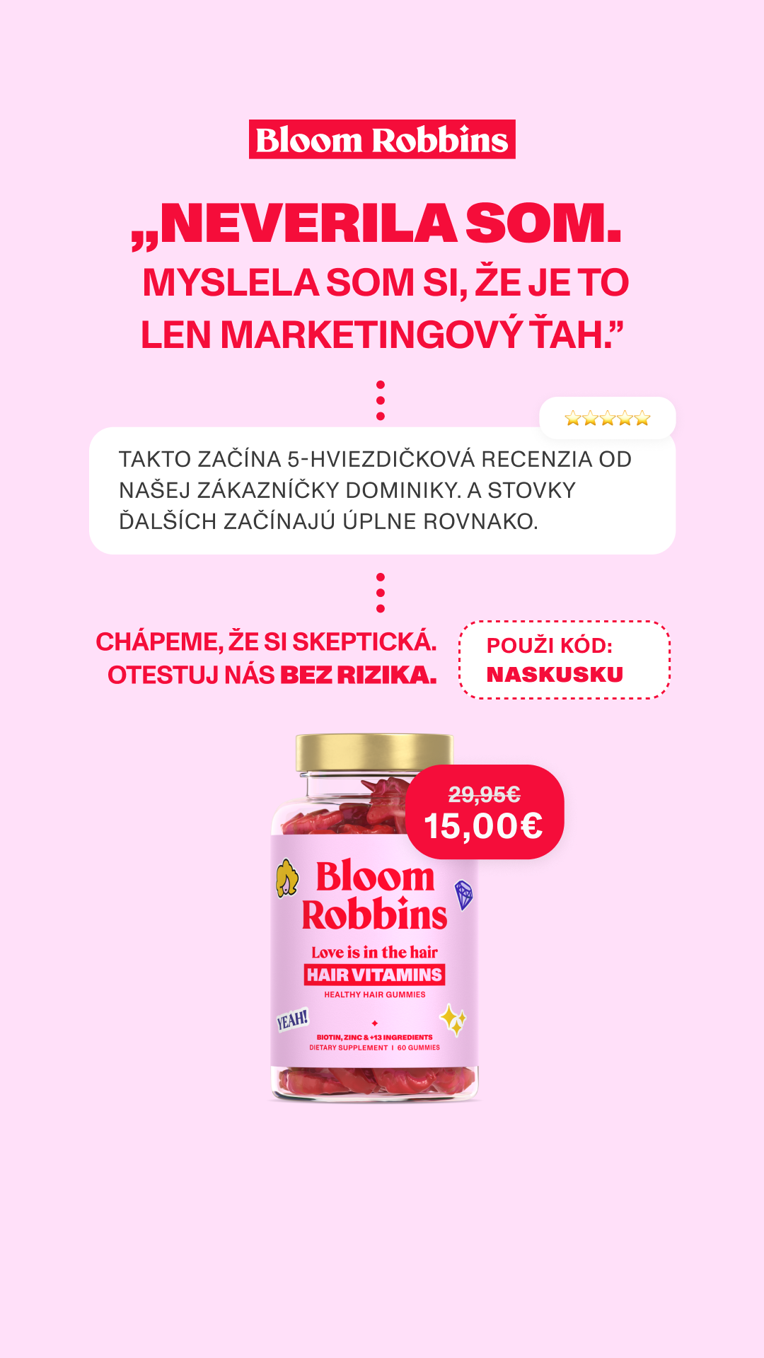Bloom Robbins SK/CZ Facebook ad