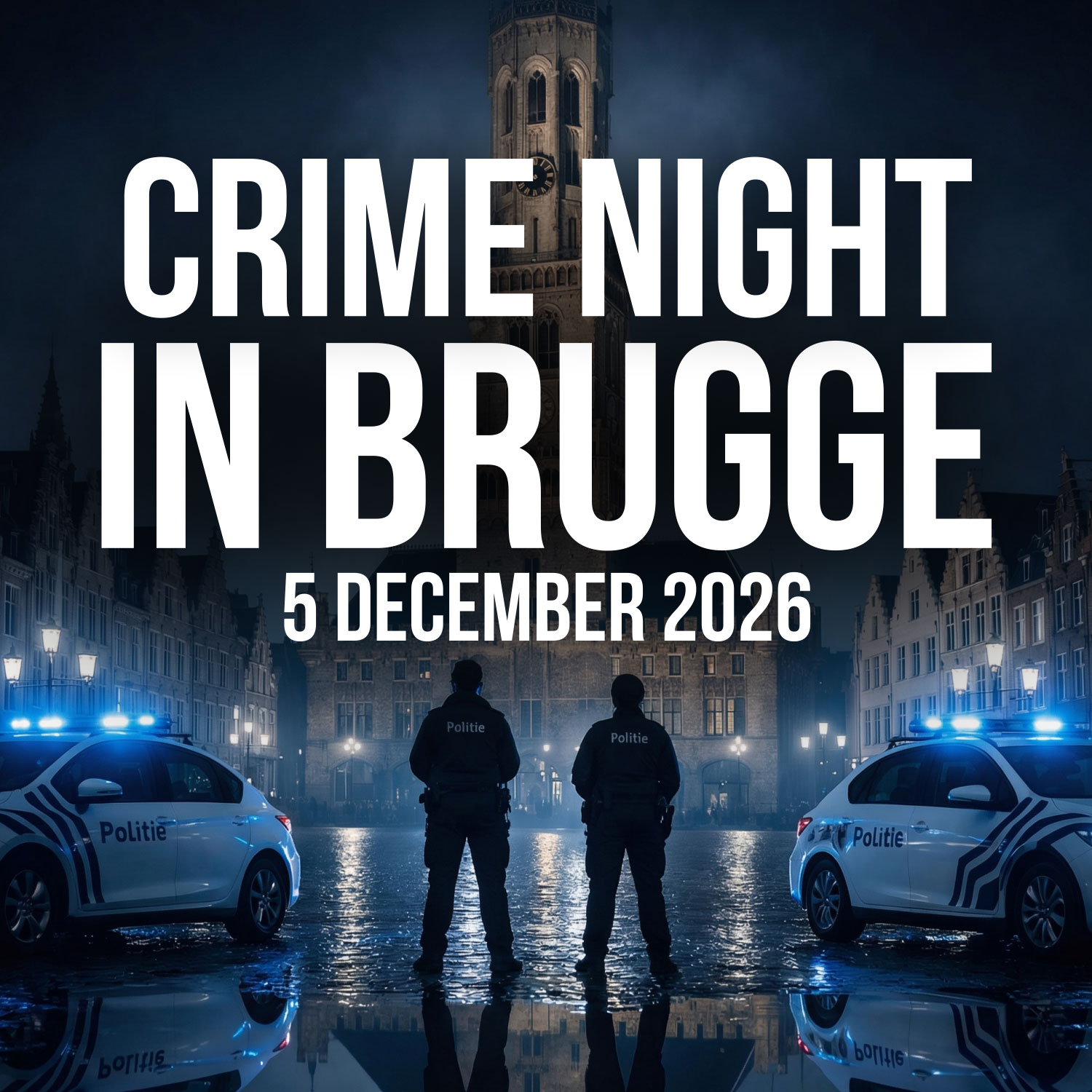 Crime Night Events Facebook ad: True Crime-avond in Brugge