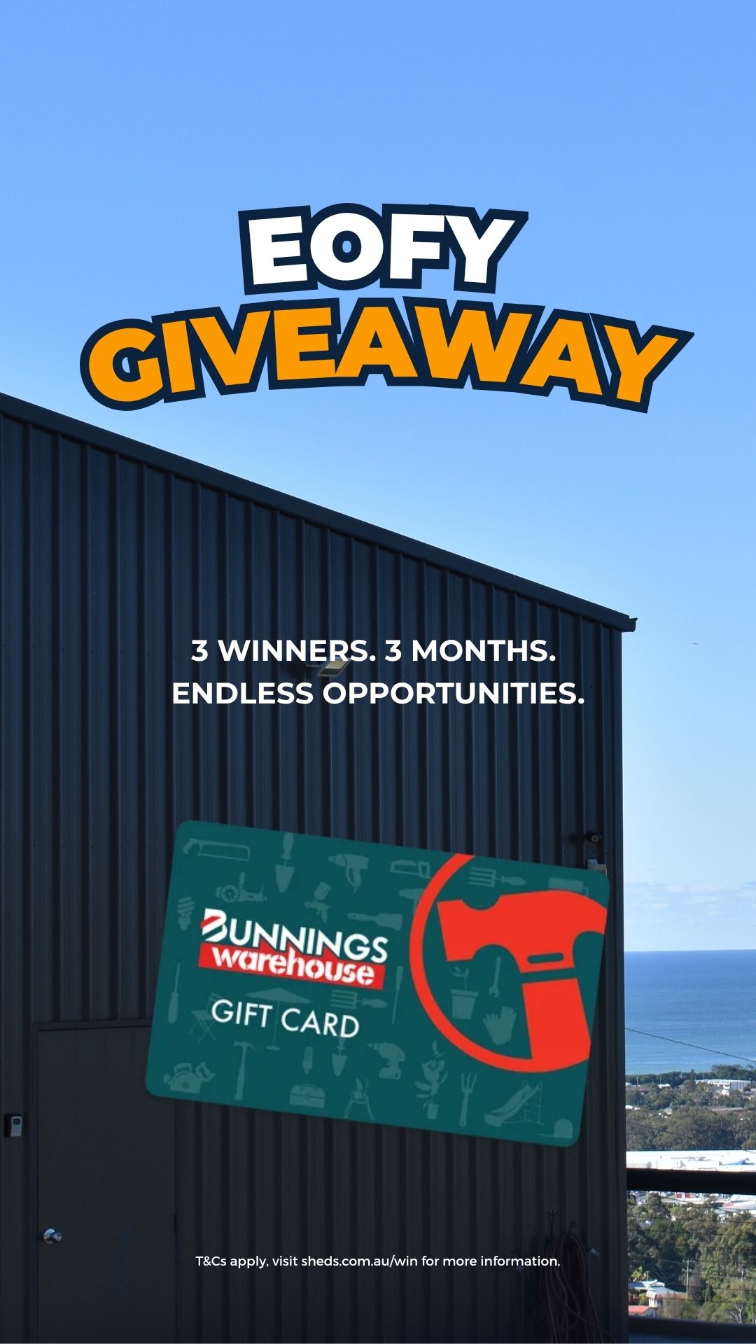 Wide Span Sheds Facebook ad