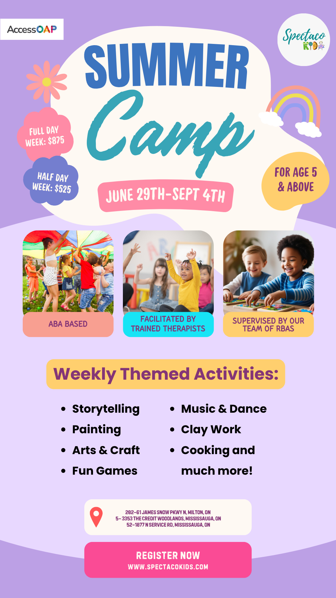 Spectacokids Facebook ad from May 13, 2026