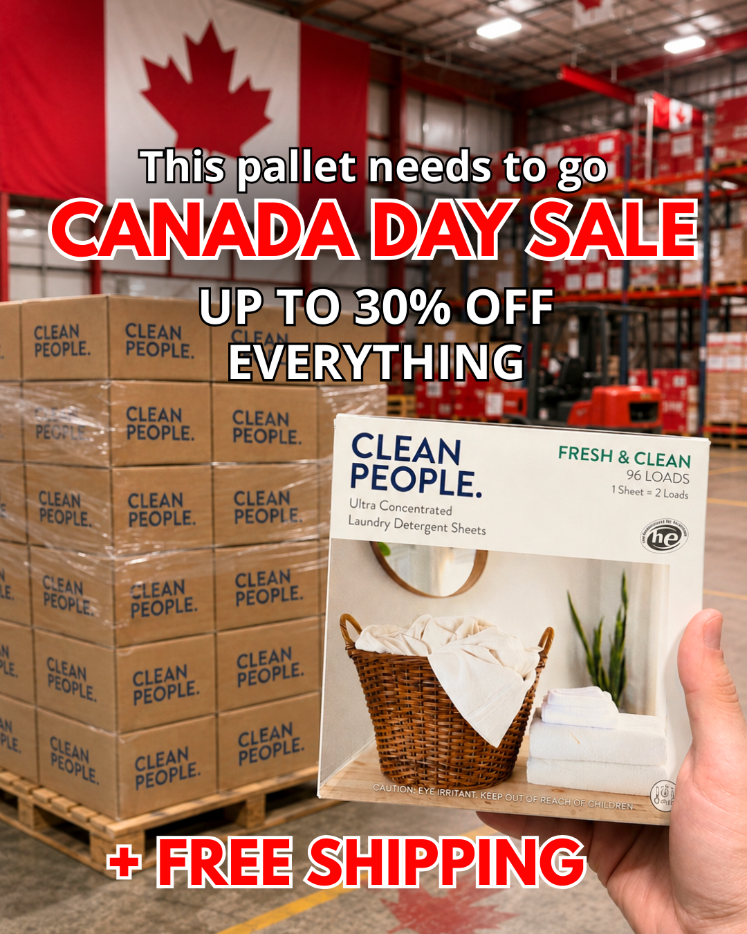 Clean People. Facebook ad