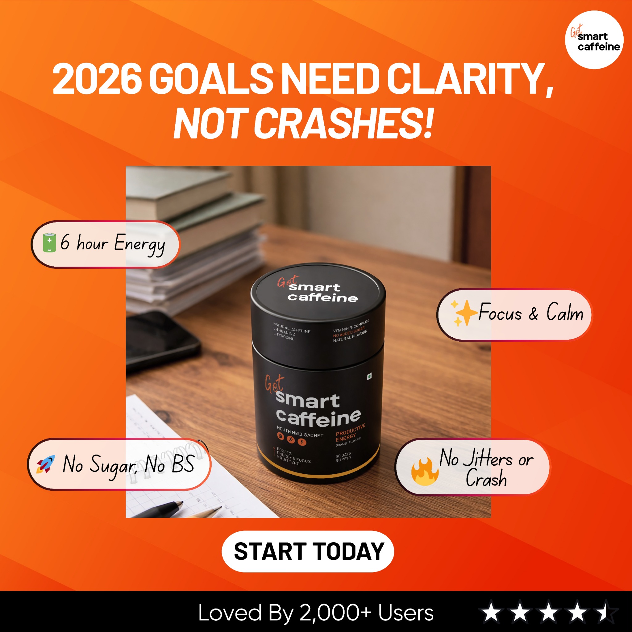 Smart Caffeine Facebook ad