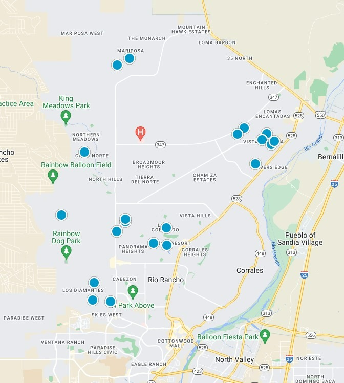 Find Albuquerque Area Real Estate Facebook ad from Jan 5, 2026
