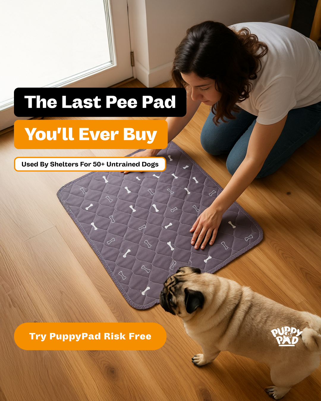 PuppyPad Facebook ad