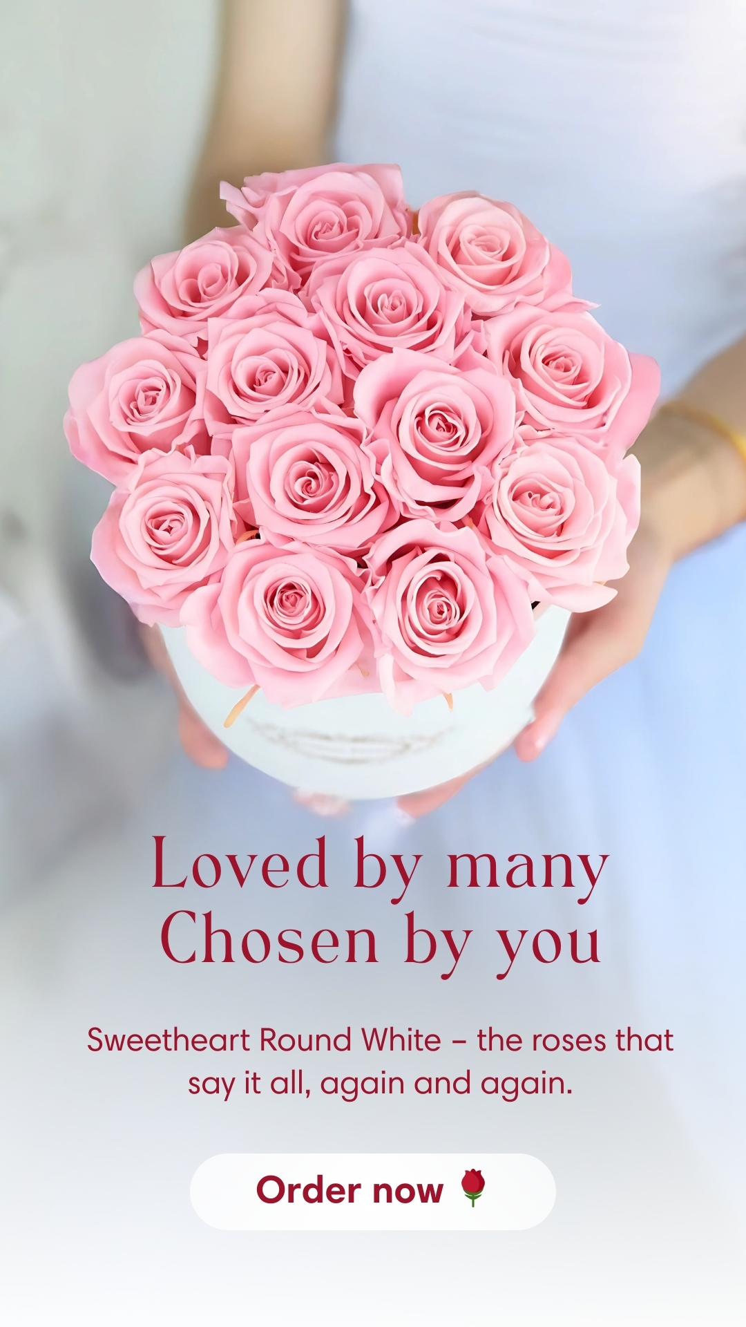 Eternal Petals Facebook ad: Timeless Beauty, One Click Away