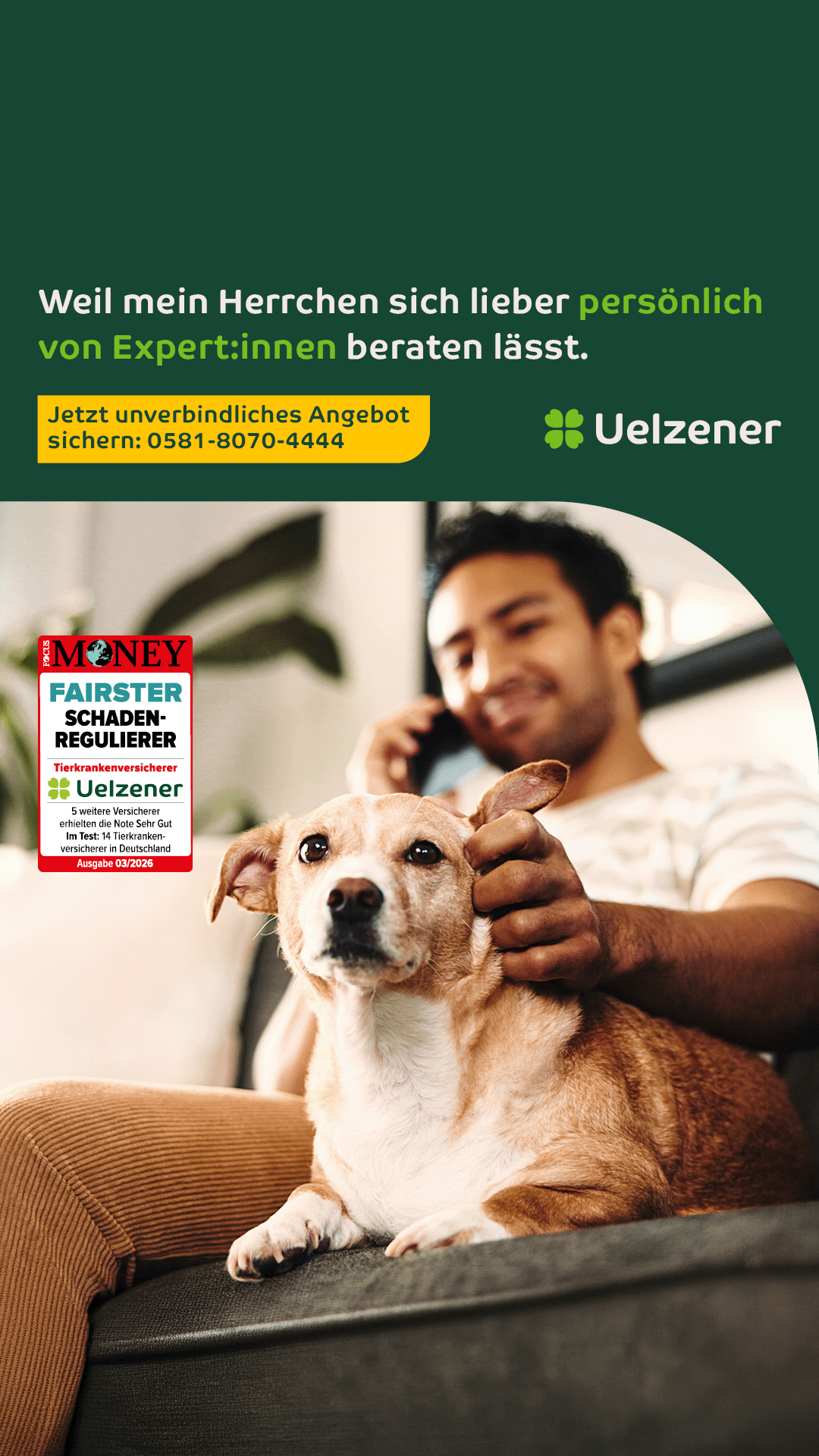 Uelzener Versicherungen Facebook ad from Aug 11, 2026