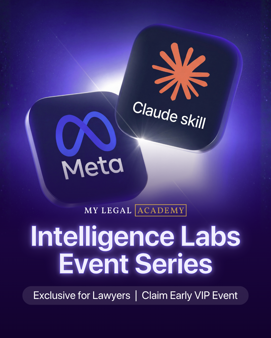 MLA: We Help Lawyers Reclaim Their Precious Time Facebook ad: Join the Free AI Webinar