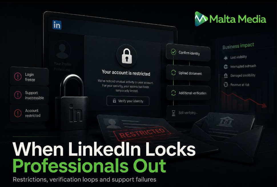Michael Schmitt Facebook ad: This should worry anyone who depends on LinkedIn…