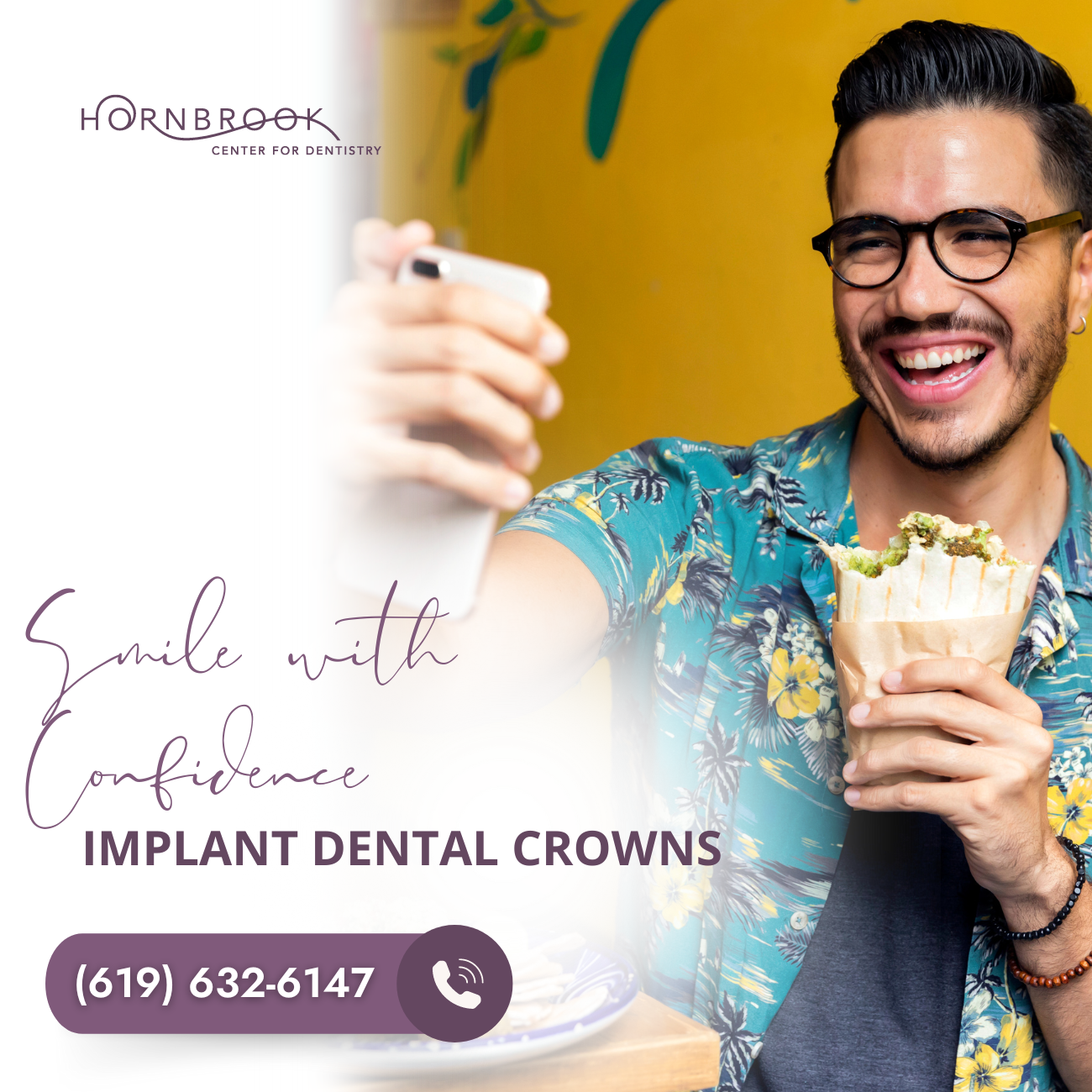 Hornbrook Center For Dentistry Facebook ad from Dec 9, 2025