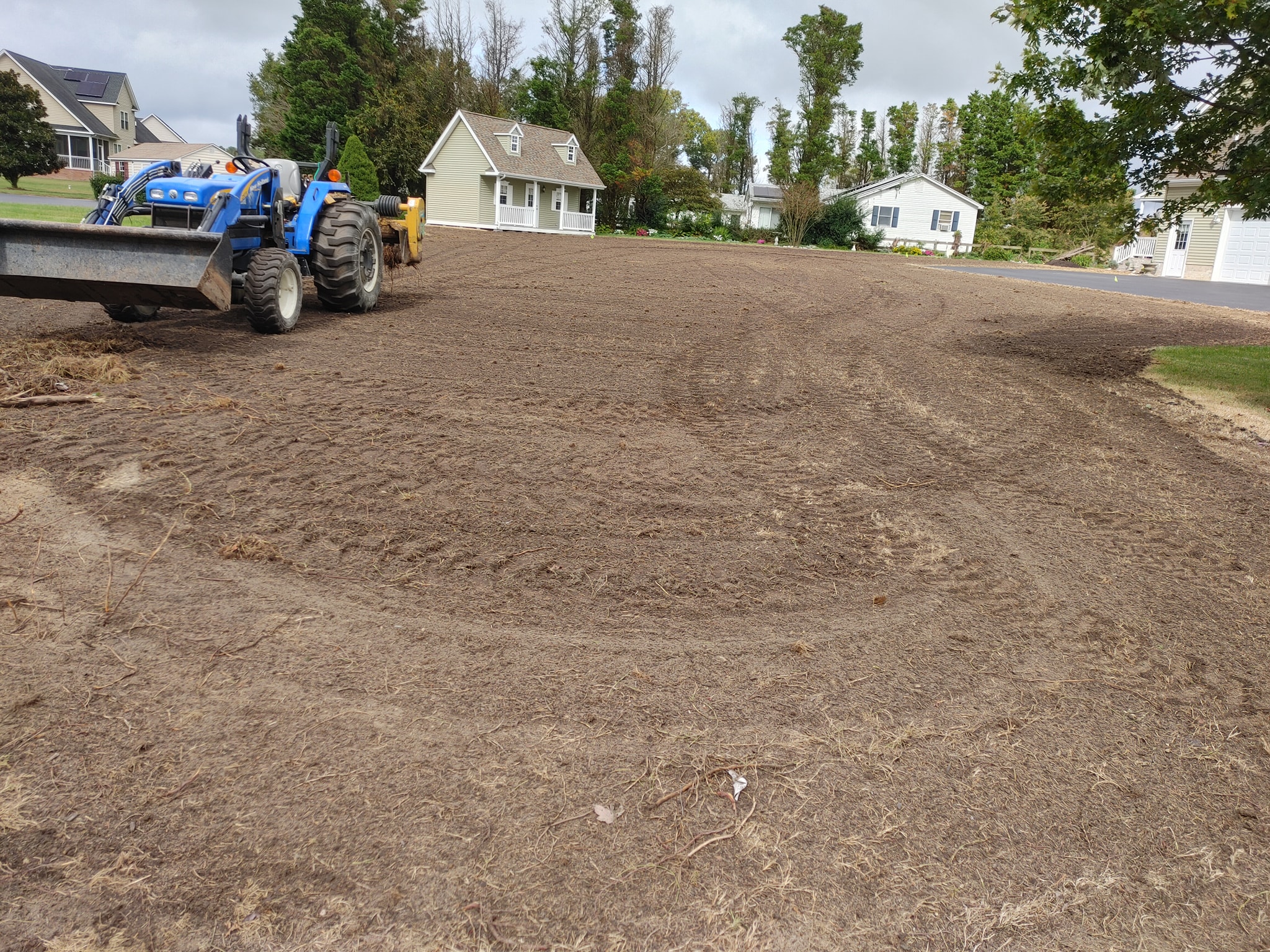 JL Land Services Facebook ad: septic systems, grading, excavation, site work, gravel…