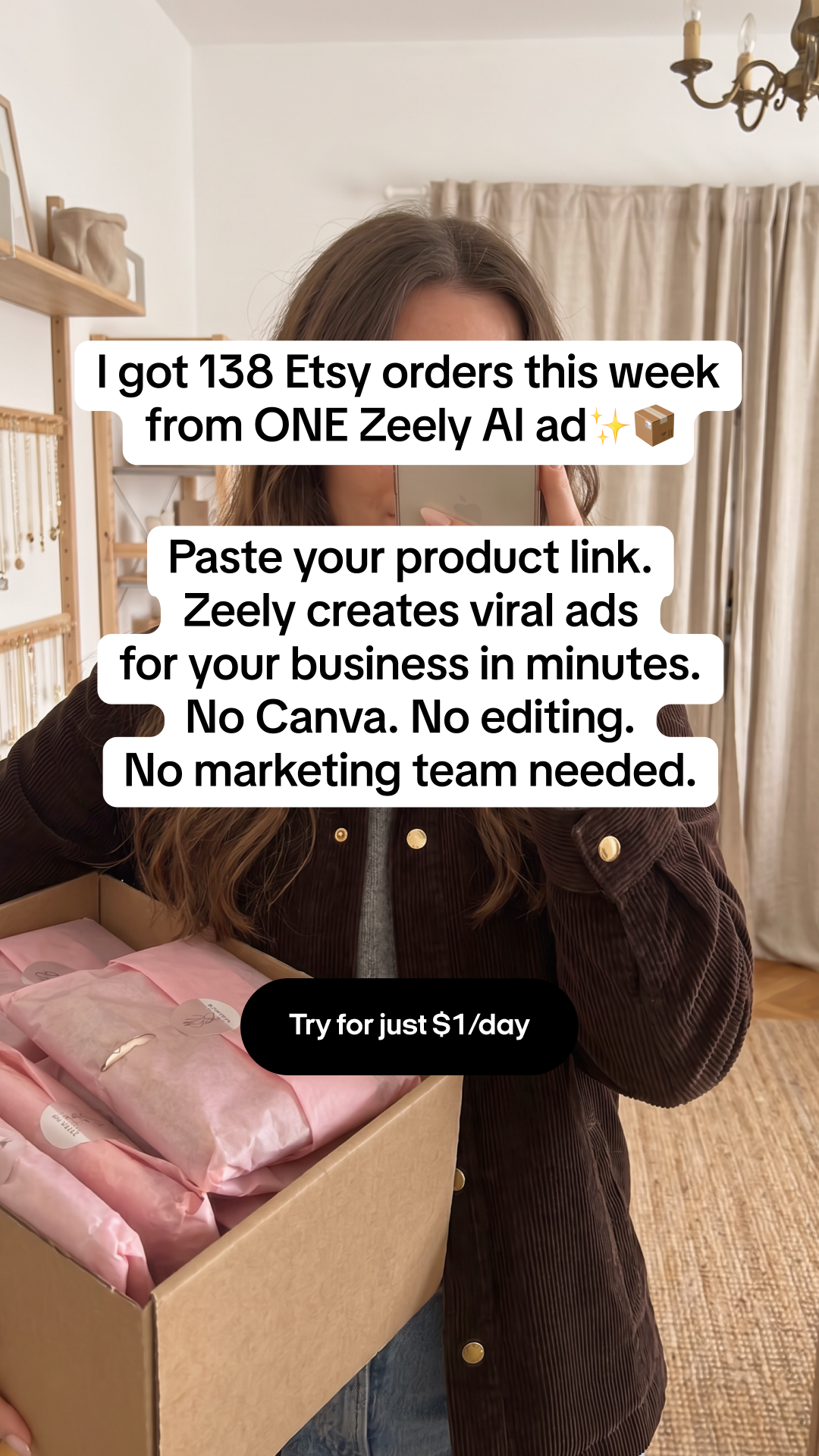 Zeely Facebook ad