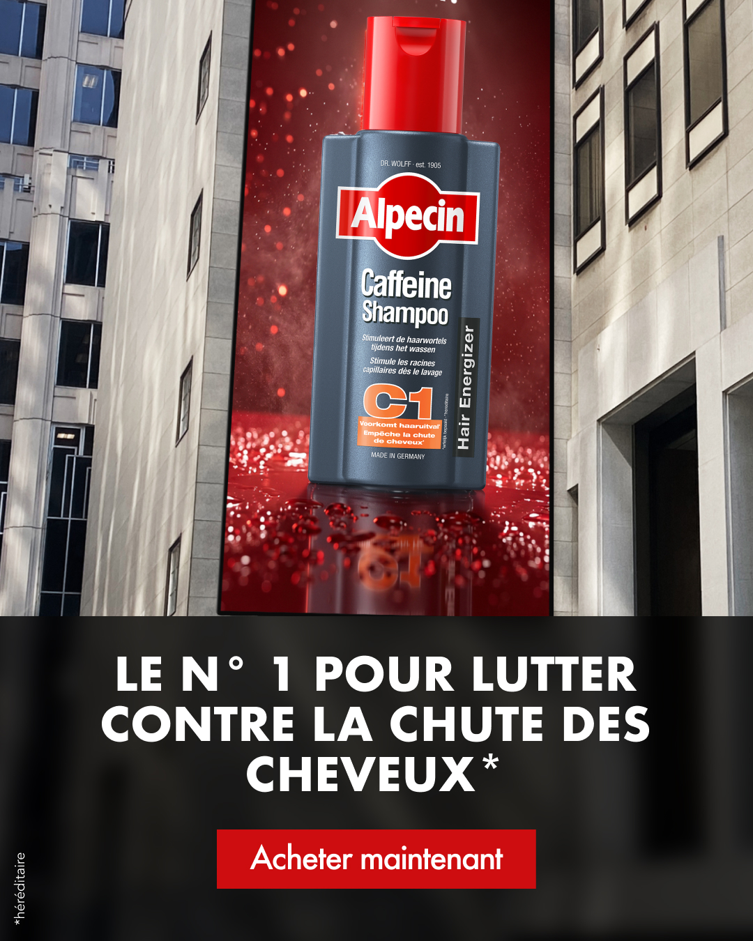 Alpecin Facebook ad