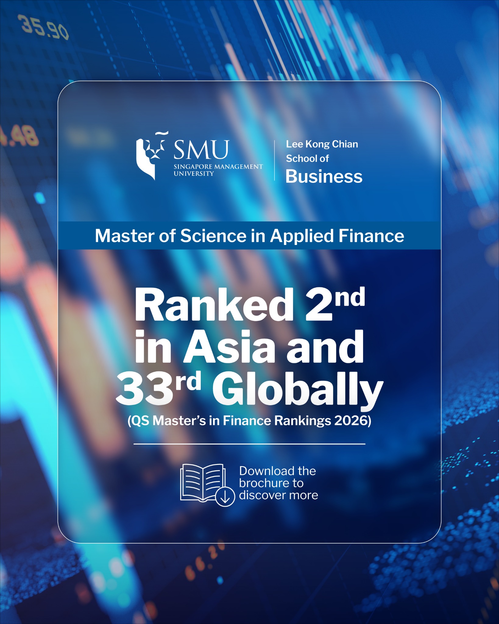 SMU Lee Kong Chian School of Business Facebook ad