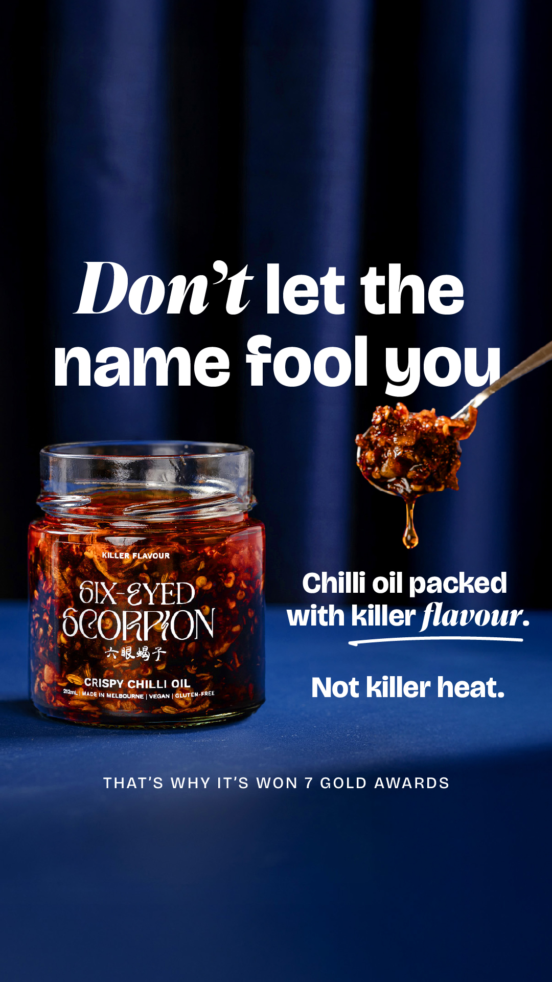 Six-Eyed Scorpion Facebook ad