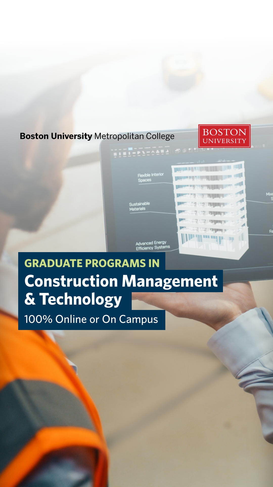 Boston University Business & Management Programs Facebook ad