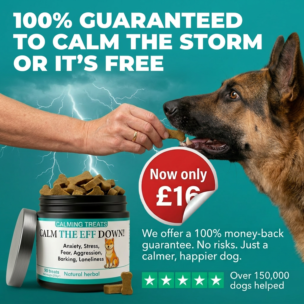 Pets Calm Down Herbal Treats Facebook ad