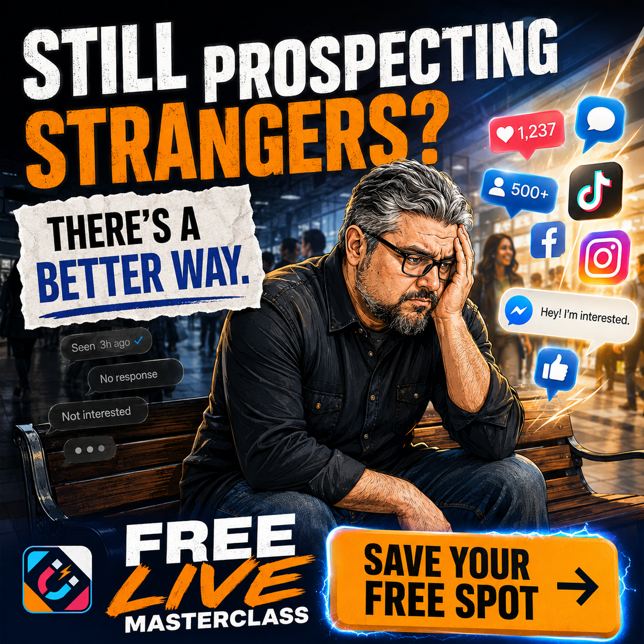 Attraction Marketing Facebook ad