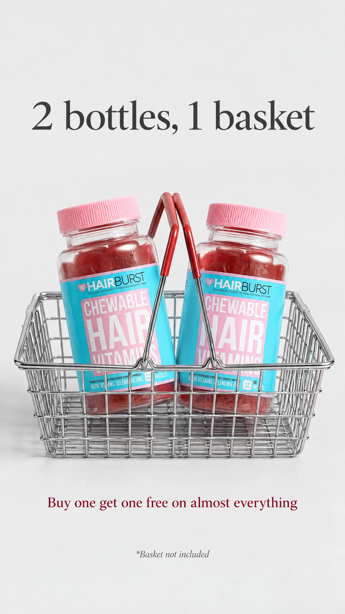 Hairburst Facebook ad: Exclusive: Buy One Get One Free