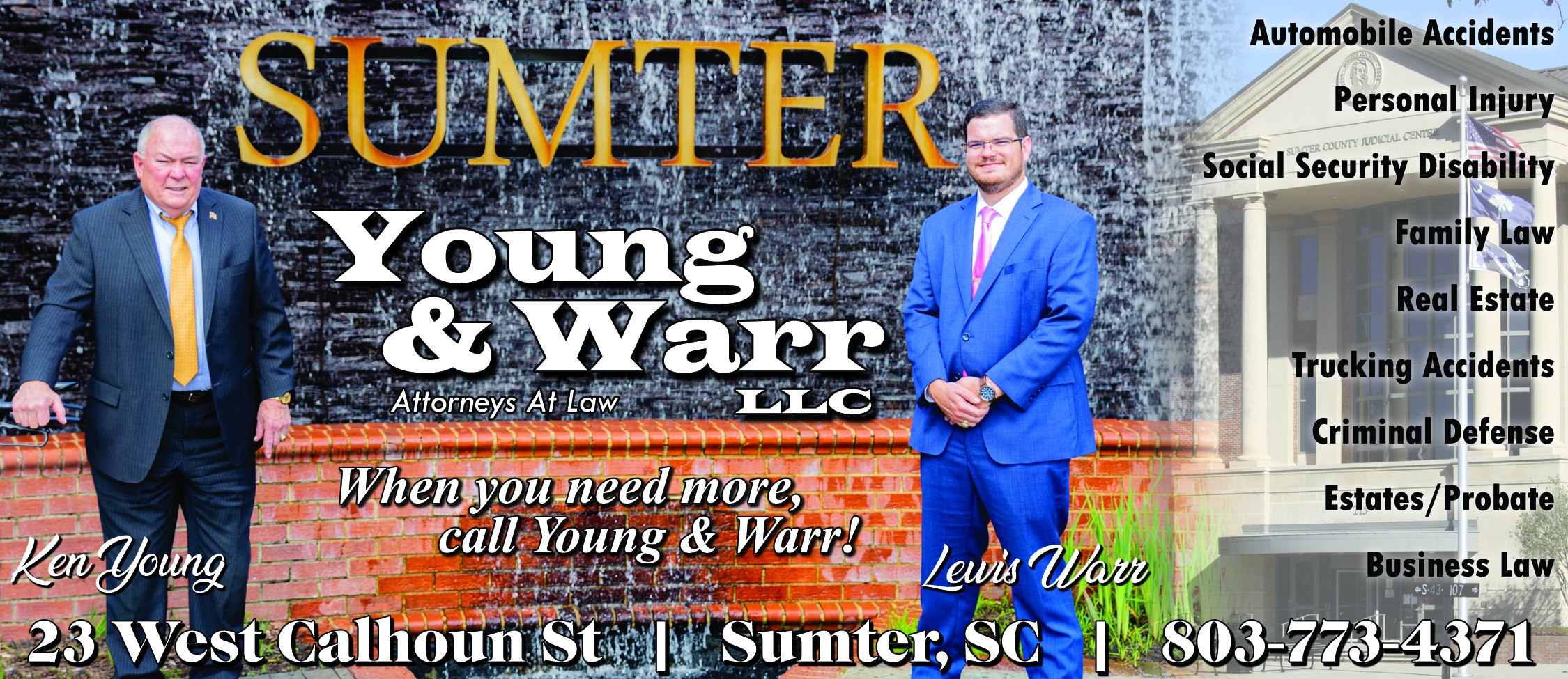 Young & Warr, LLC. -Attorneys At Law- Facebook ad: At Young & Warr, LLC, we offer a…