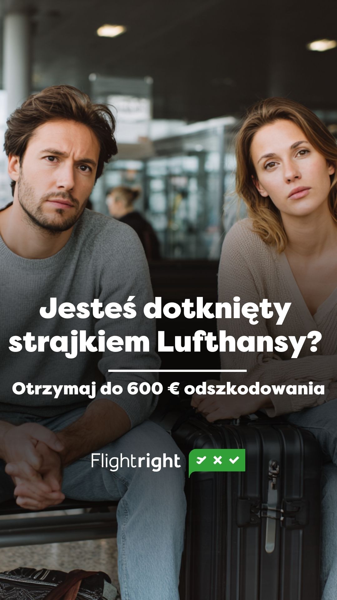 Flightright Facebook ad
