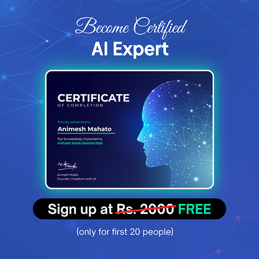 Avinash Mada Facebook ad