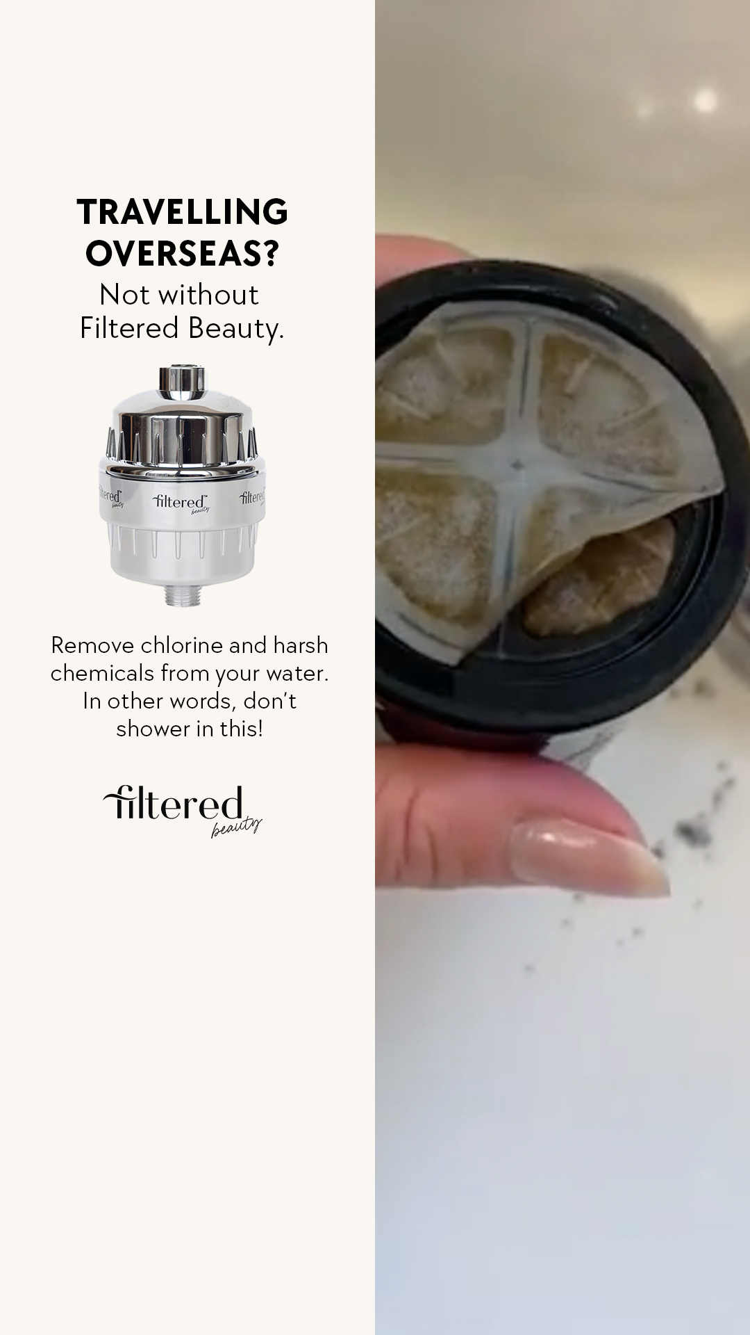 Filtered Beauty Facebook ad