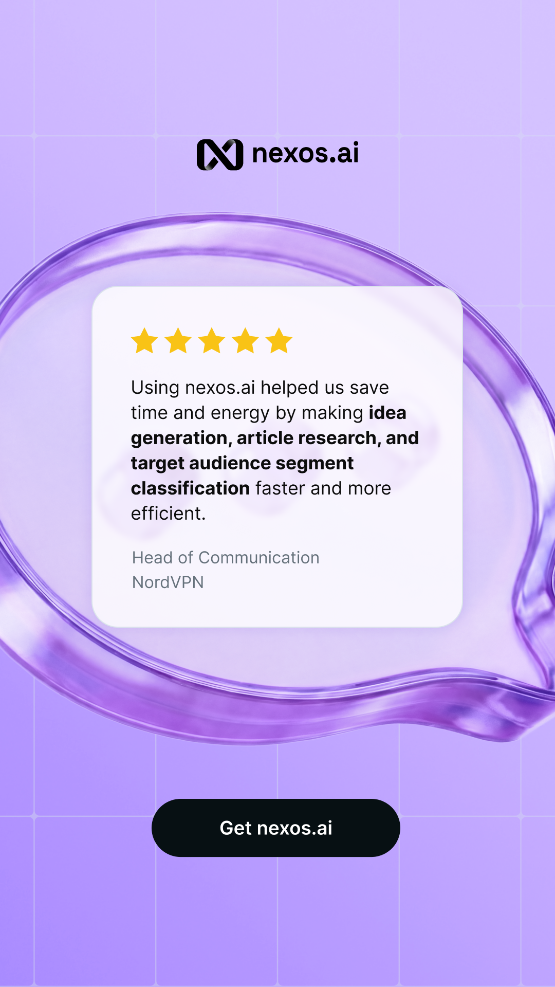 nexos.ai Facebook ad