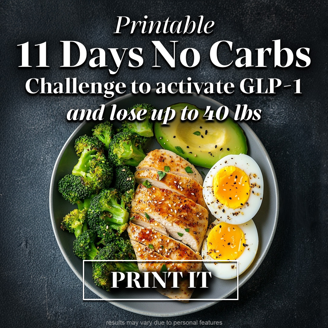 No Carbs Challenge Facebook ad