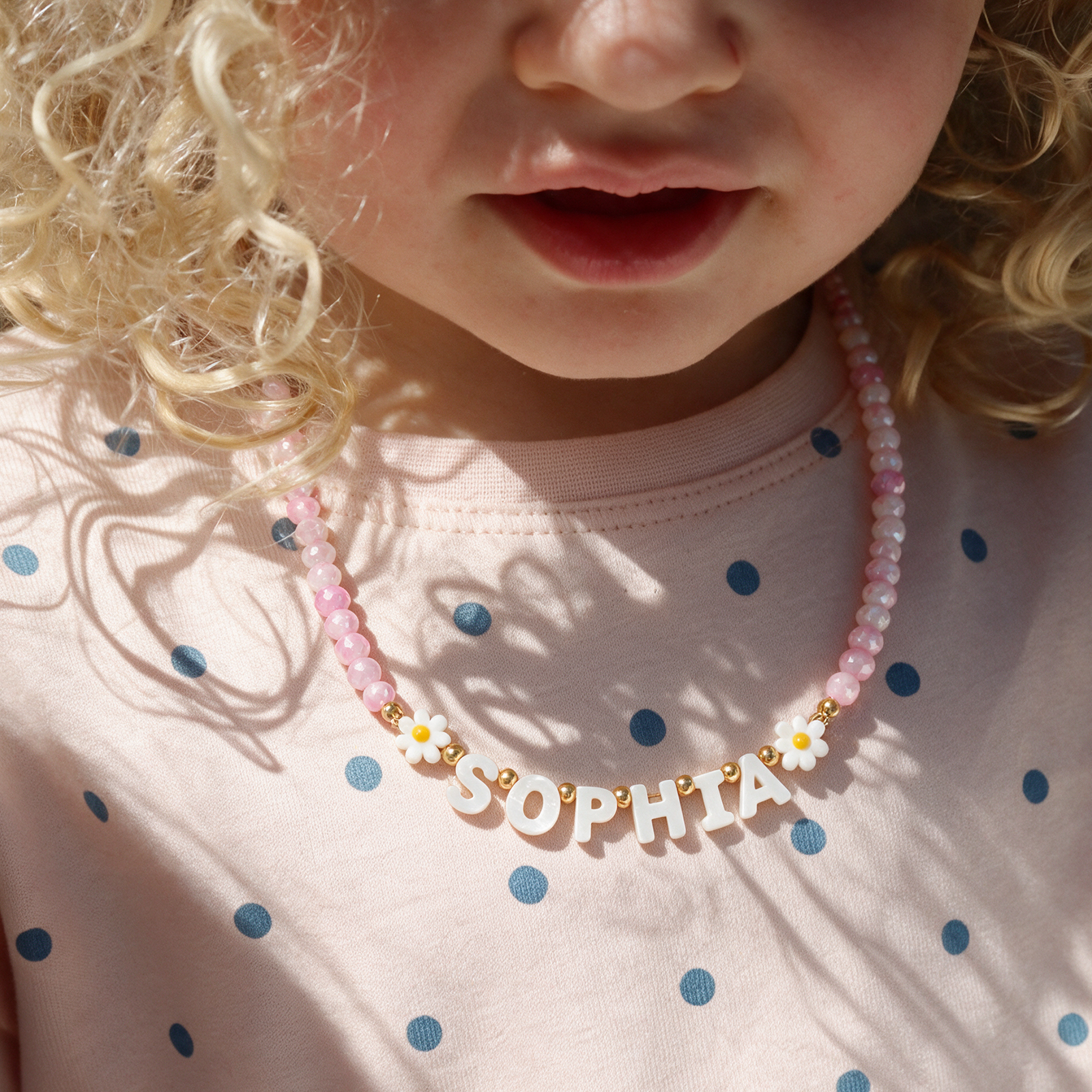 Instgifts Facebook ad: Personalized Beaded Name Jewelry
