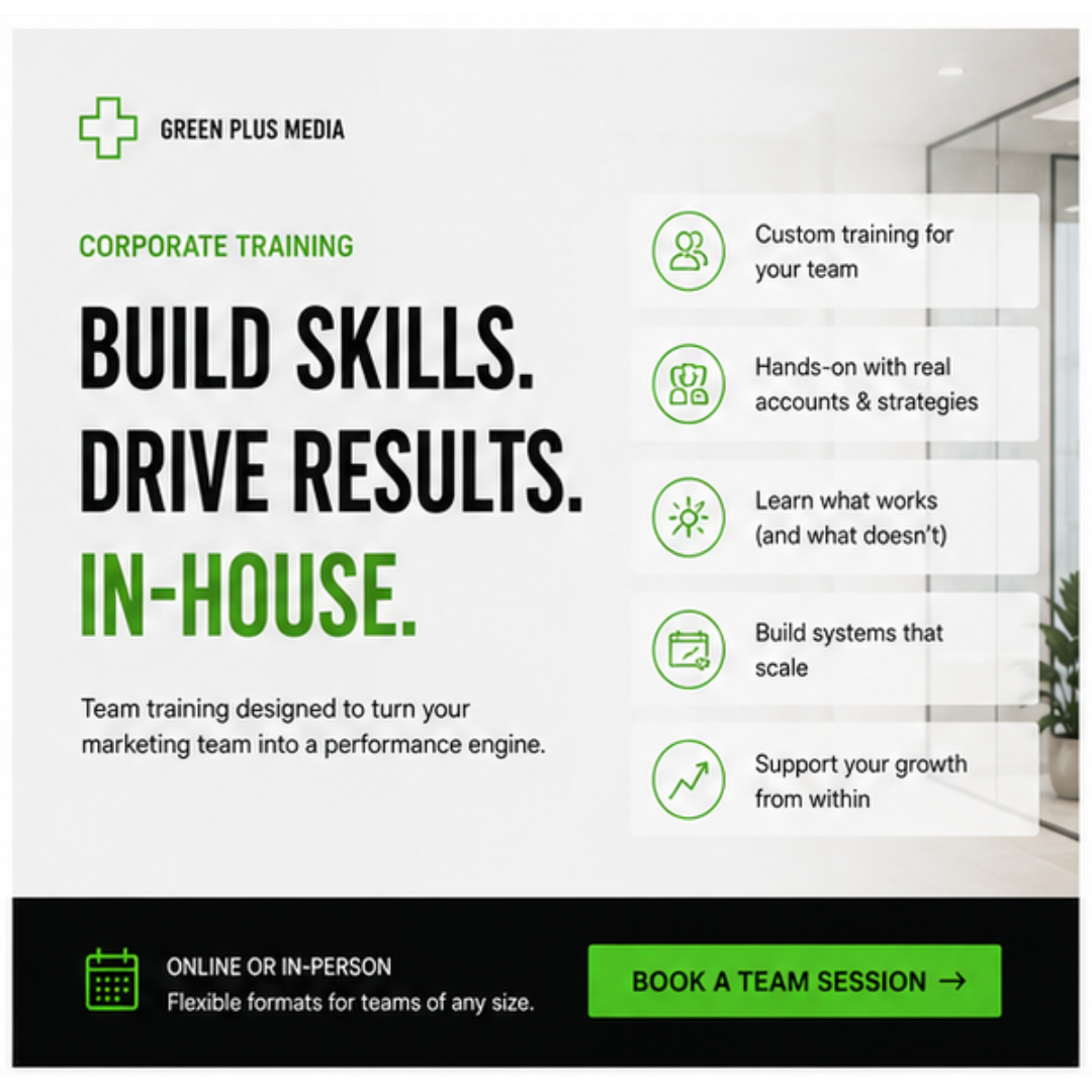 Green Plus Media Facebook ad