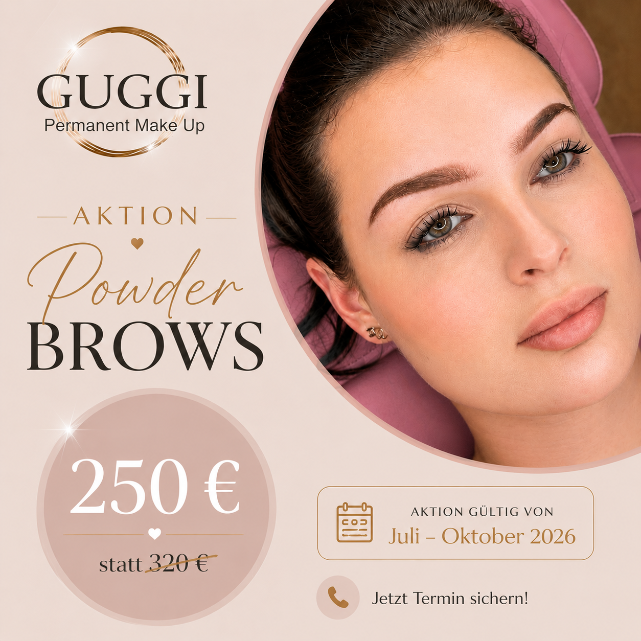 GUGGI Permanent Make Up Facebook ad: Chat with us