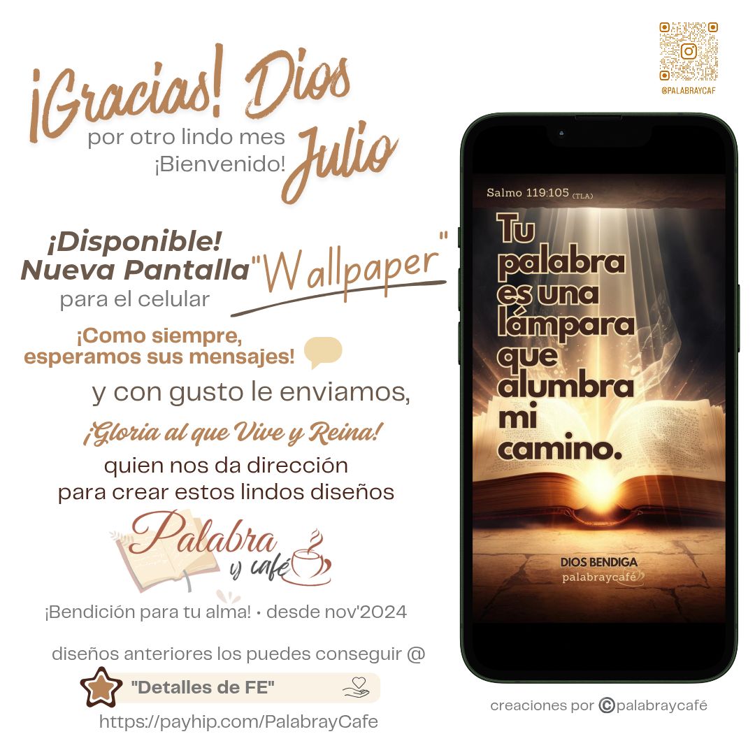 Palabra y Café Facebook ad: ¡A DIOS la GLORIA!