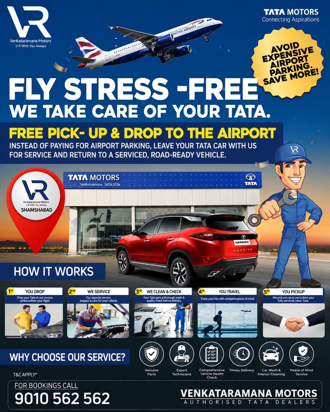 Venkataramana Tata Motors Facebook ad: Book Service in authorized Tata workshops | Venkataramana…