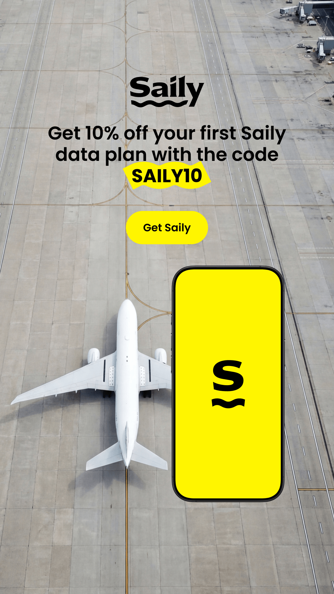Saily Facebook ad
