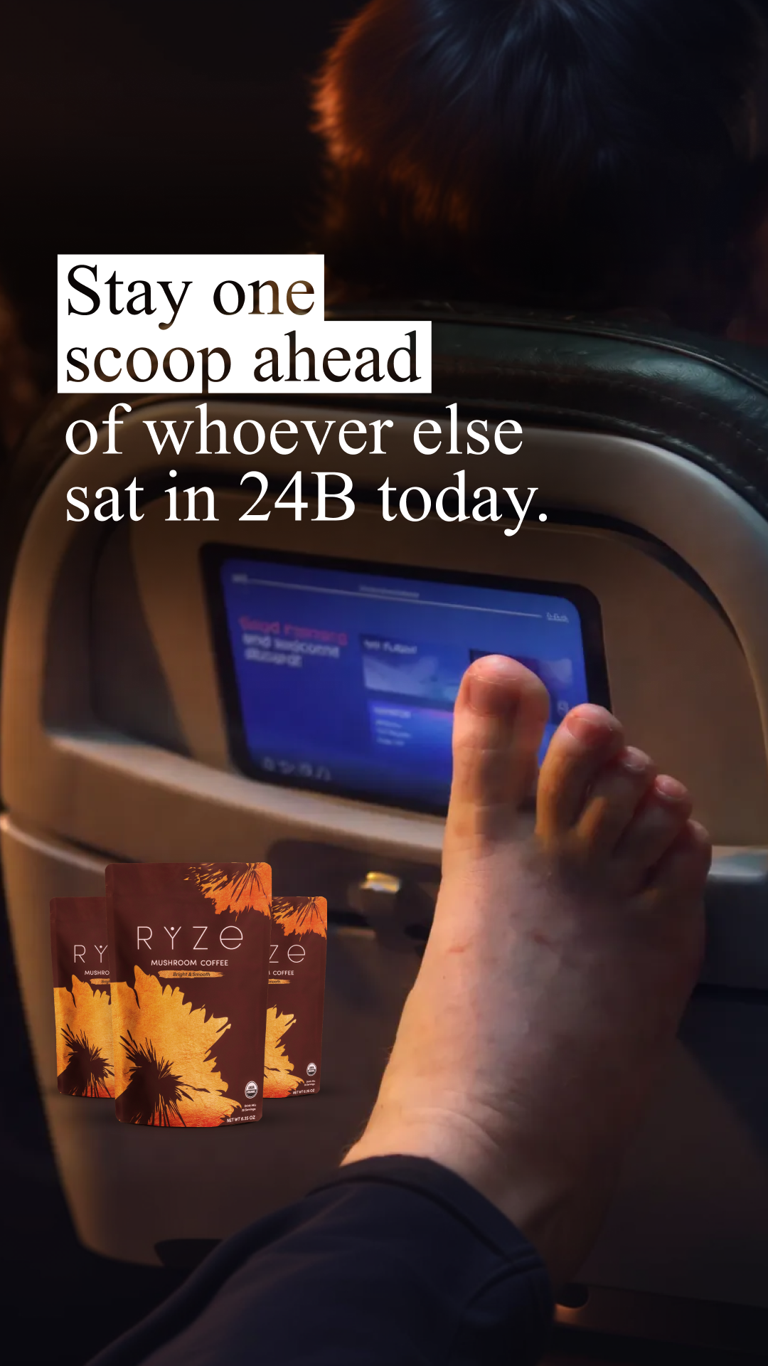 RYZE Superfoods Facebook ad