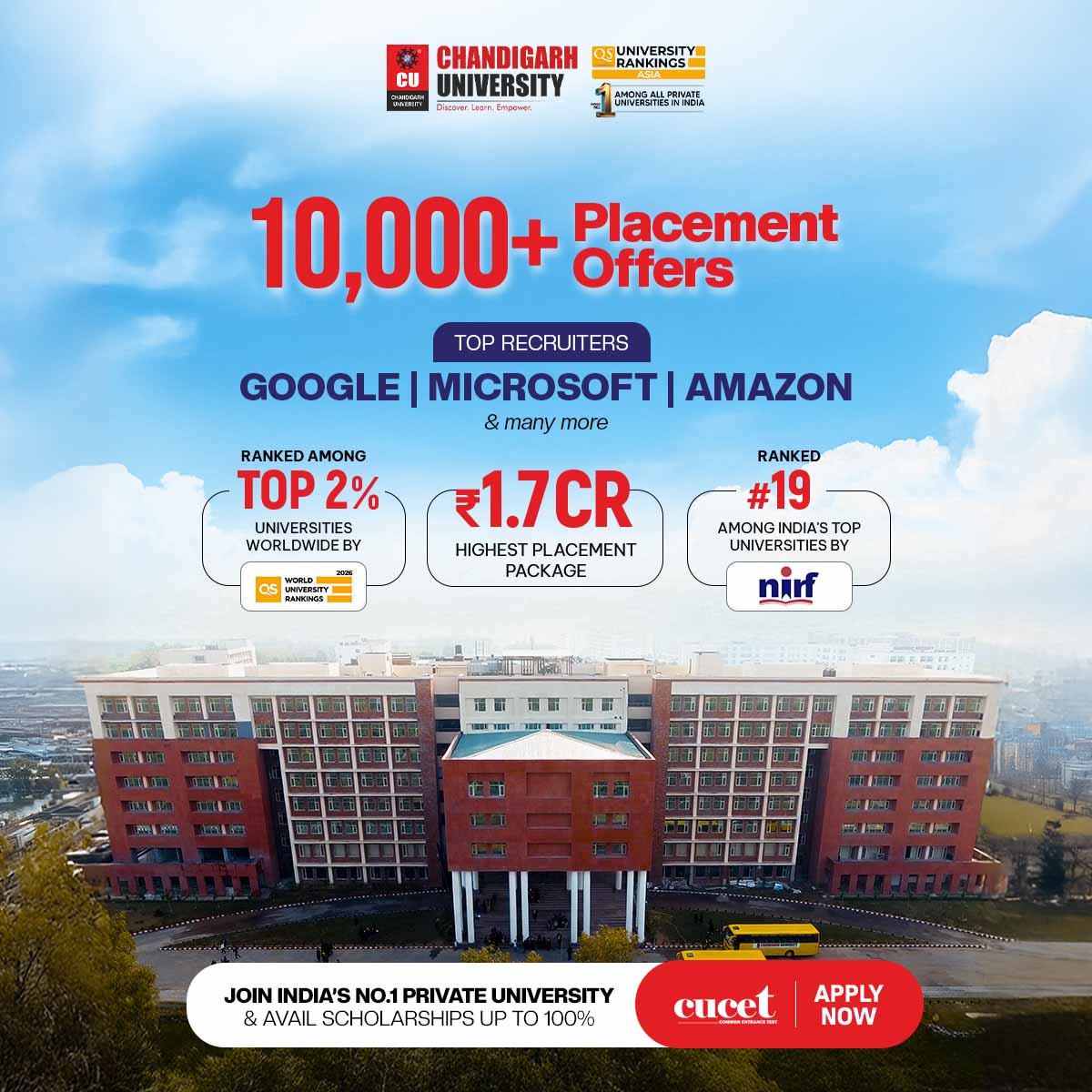 Chandigarh University Facebook ad