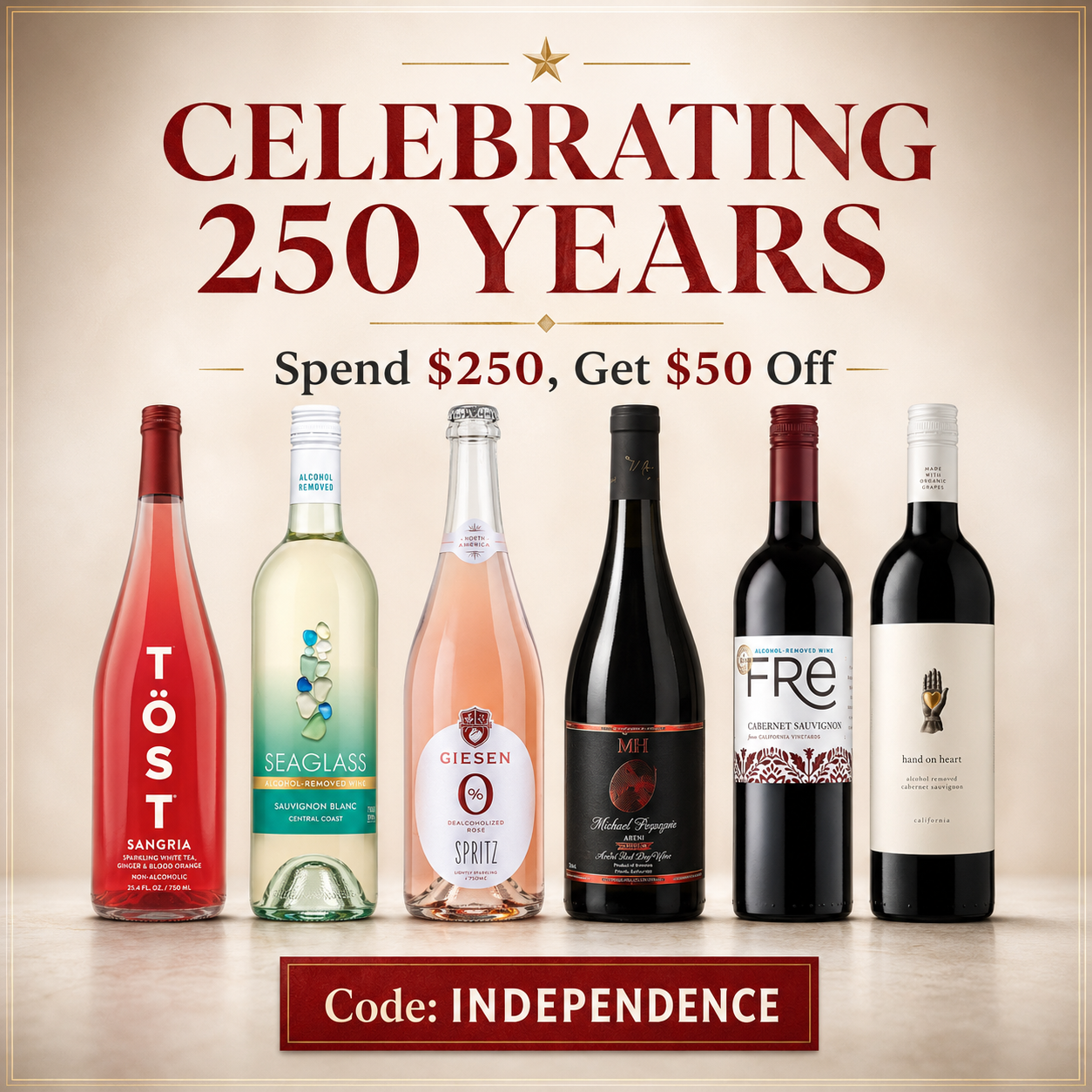 Non Alcoholic Wines Facebook ad