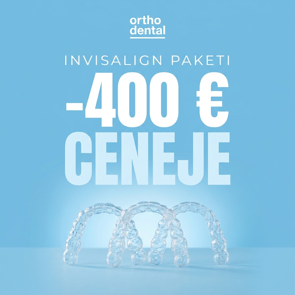 OrthoDental Facebook ad: Prihranite 400 € na Invisalign