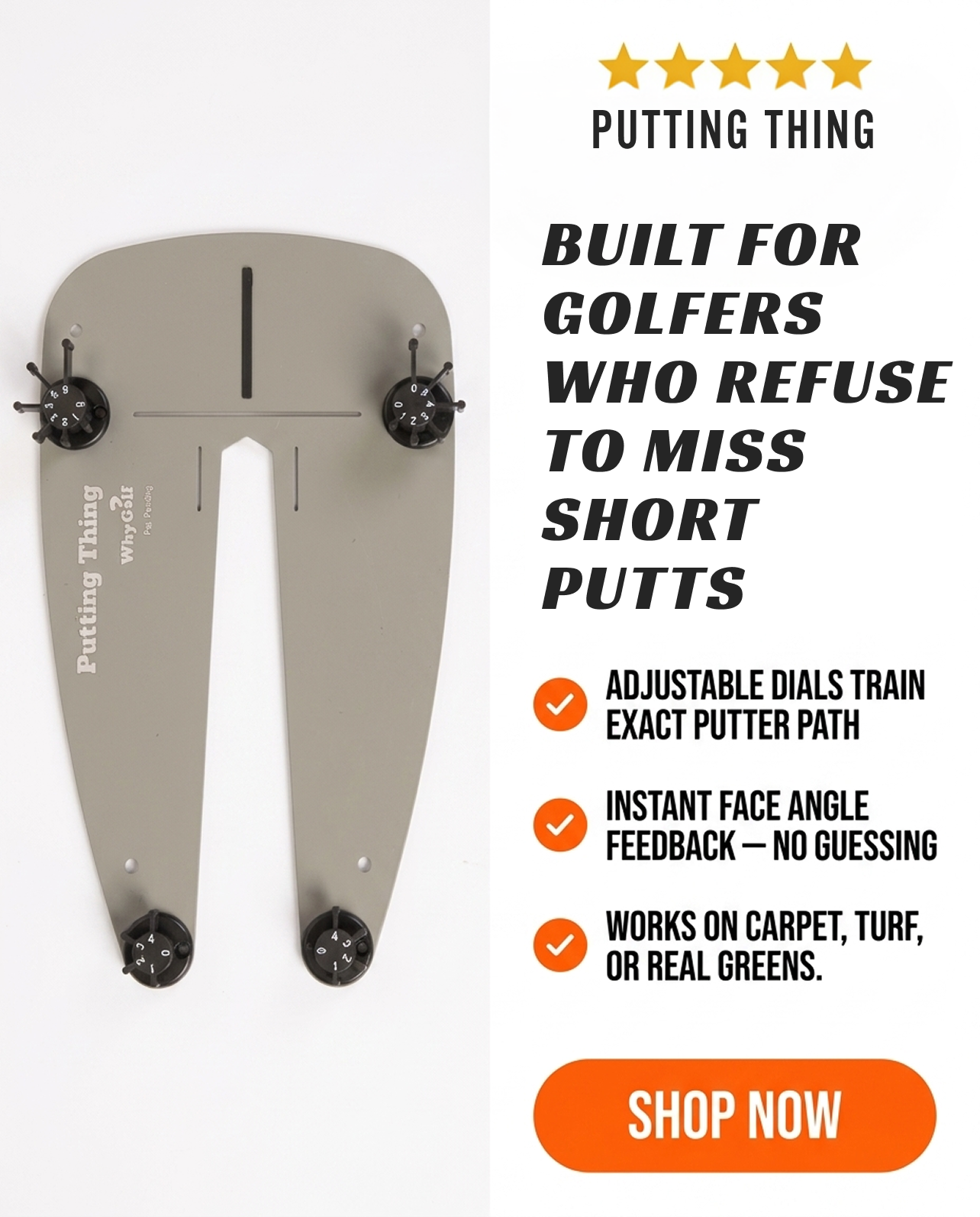 WhyGolf Facebook ad