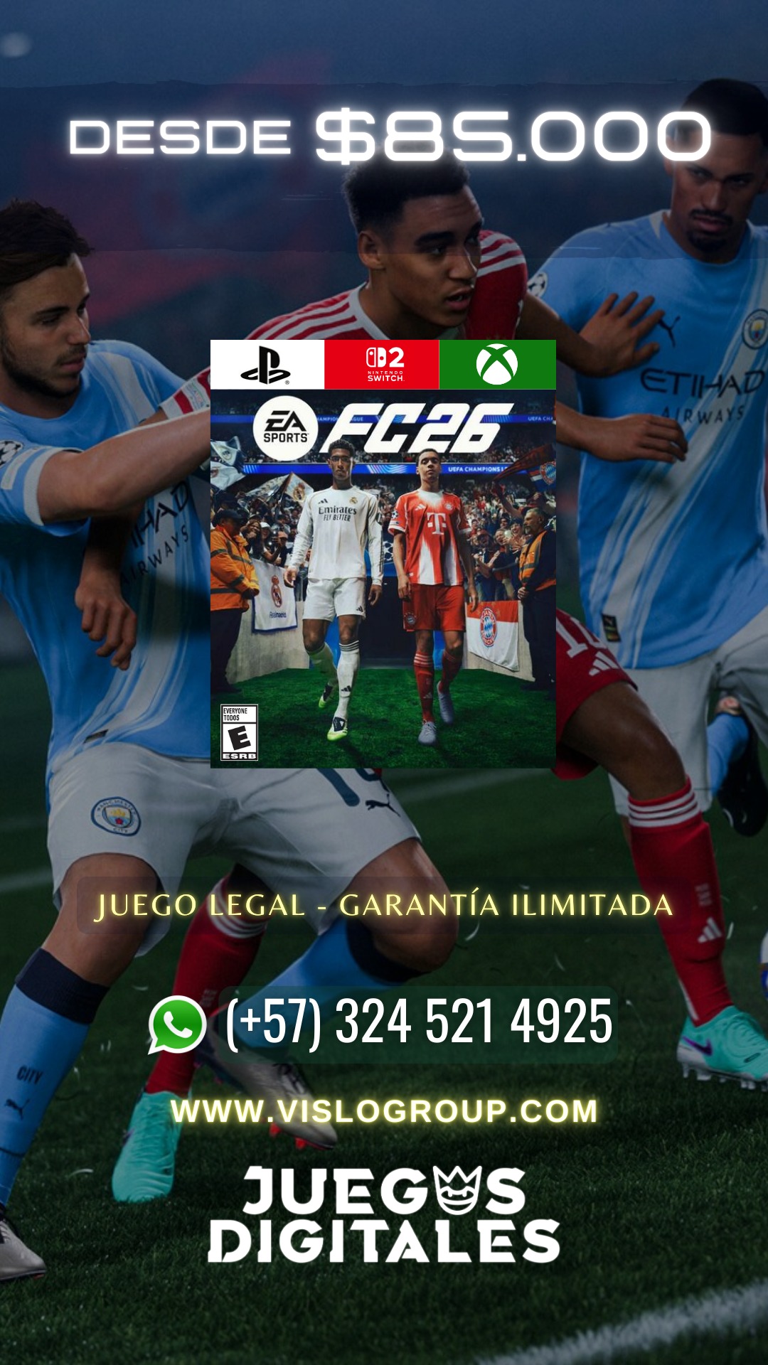 Juegos Digitales PS5 Facebook ad