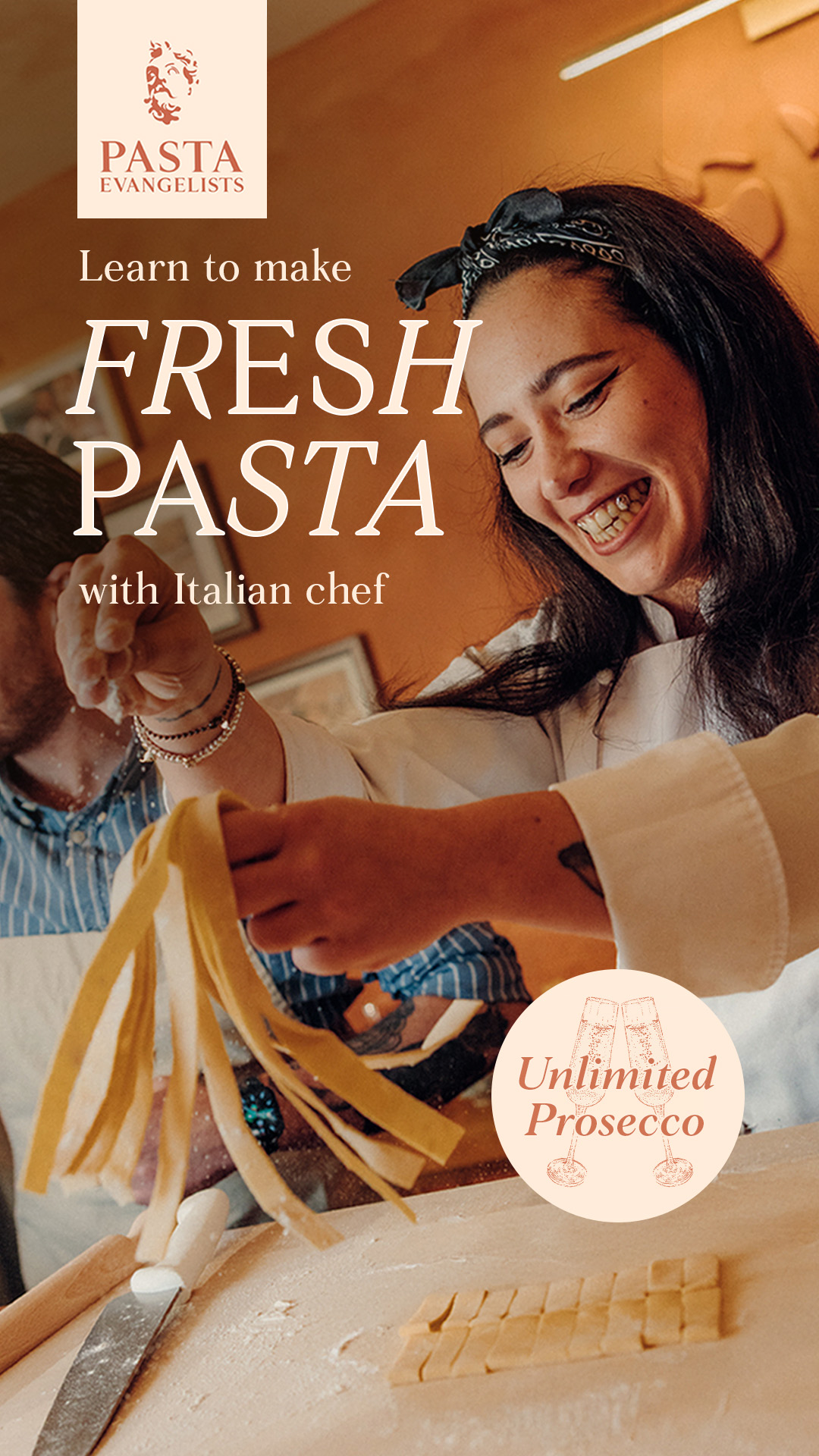 Pasta Evangelists Facebook ad