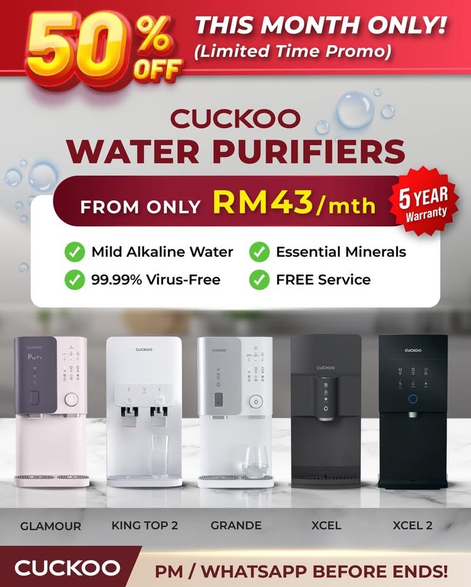 Home Appliances Specialist - Fadzli Rosli Facebook ad: 𝐏𝐑𝐎𝐌𝐎 𝟓𝟎% 𝐎𝐅𝐅, 𝐁𝐔𝐋𝐀𝐍 𝐈𝐍𝐈 𝐒𝐀𝐇𝐀𝐉𝐀!
