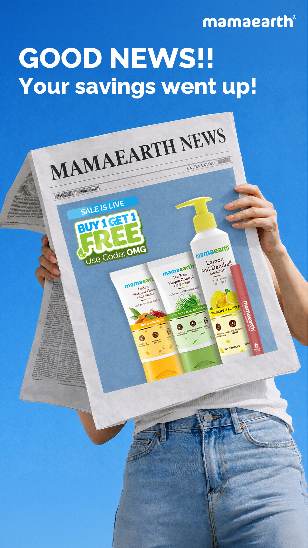 Mamaearth Facebook ad