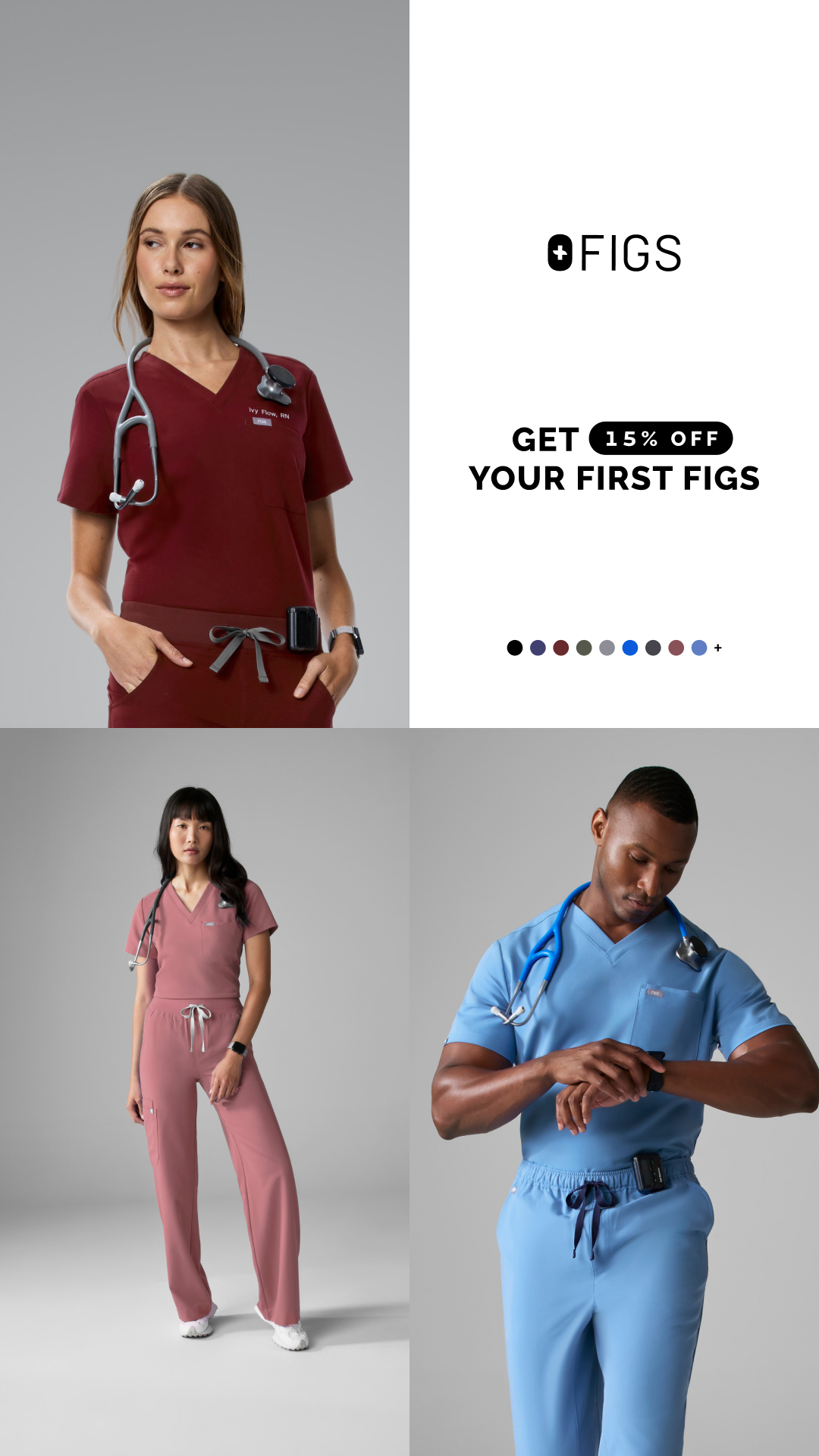 FIGS Facebook ad