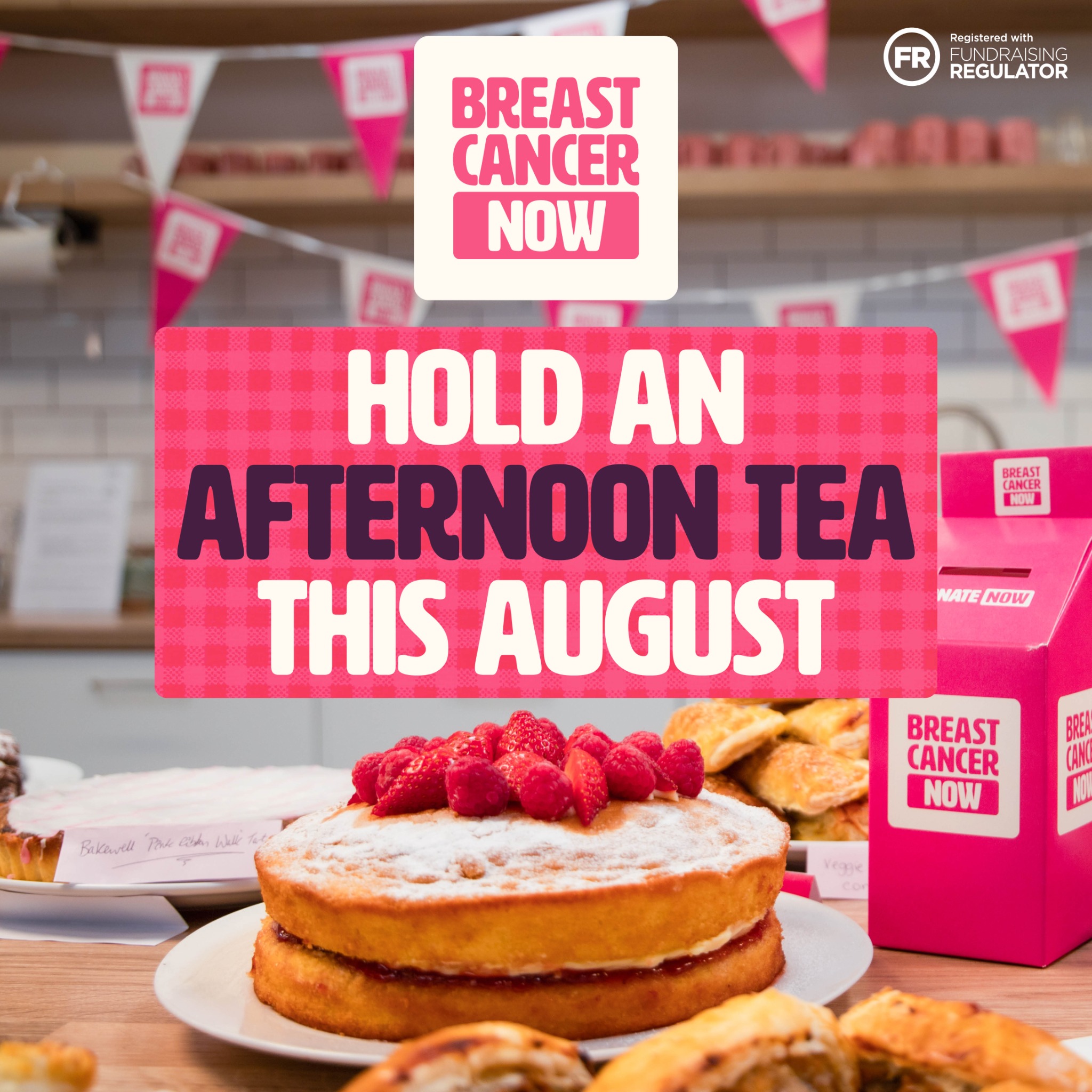 Breast Cancer Now Facebook ad from May 8, 2026