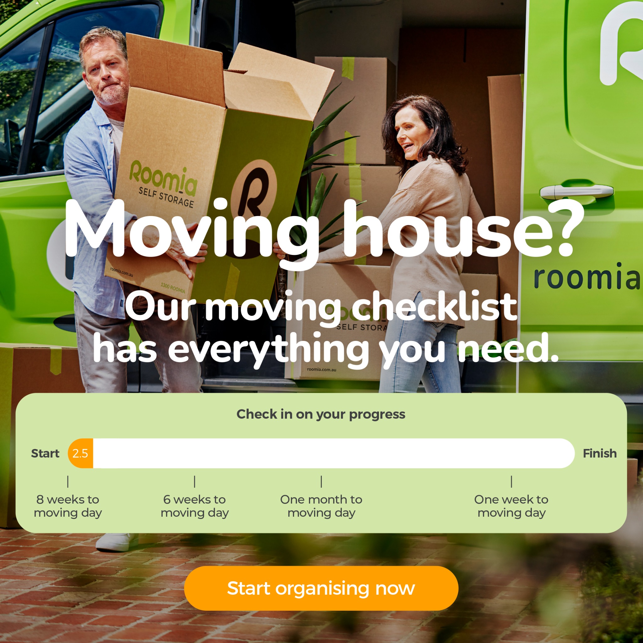 Roomia Self Storage Facebook ad